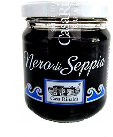 Casa Rinaldi - Cremige und samtige Sepia-Sauce, herzhafter, intensiver Geschmack, 180 g Glas