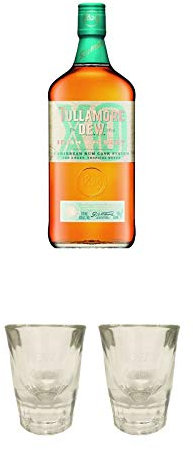 Tullamore Dew XO Rum Cask Finish 0,7 Liter + Tullamore Dew Shotglas mit 2cl Eichstrich 1 Stück + Tullamore Dew Shotglas mit 2cl Eichstrich 1 Stück