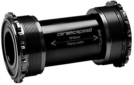 Ceramspeed Innenlager T45, 82.5 x 24/22.2 mm, Schwarz Unisex Erwachsene, Mehrfarbig, Einheitsgröße