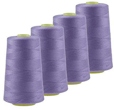 4 x 4572m Qualitäts Overlock-Garn Oeko-Tex Overlock Nähgarn Farben 621-660