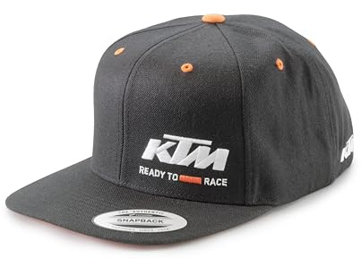 Original KTM Team-Snapback-Kappe, Schwarz