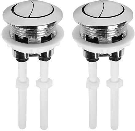 Toiletten Wassertank Drucktasten 38mm Universal Dual Spülen Toiletten-Druckknöpfe 2 Stück Standard WC Taste Pop-up Dual Flush Push Button WC Wassertank Spülknopf WC Doppelspülknopf Standard WC Taste