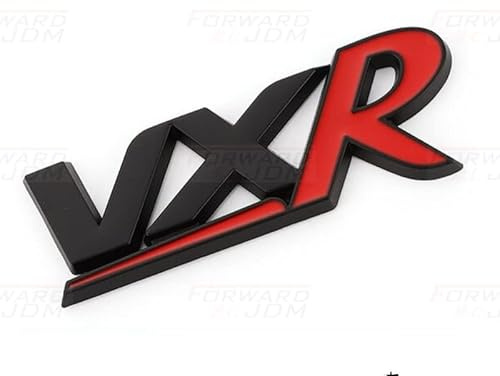 Selbstklebendes VXR Emblem-Aufkleber für Opel Corsa Astra, Schwarz / Rot