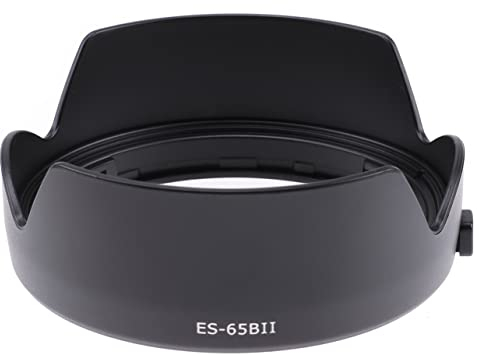 Hersmay Pare-soleil tulipe pour Canon RF 50 mm f/1.8 STM remplace le pare-soleil Canon ES-65B pour appareils photo Canon EOS R6 R5 RP R