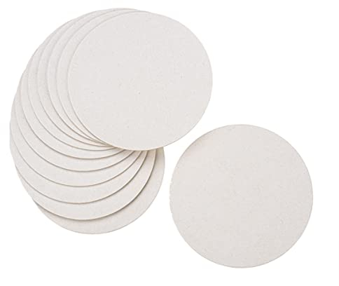 GLOREX Untersetzer aus Karton, weiß, Ø 107 mm