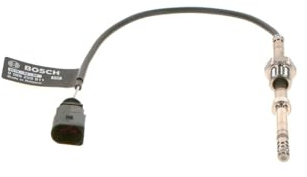 BOSCH Sensor, Abgastemperatur 0986259011 | Kompatibel mit: AUDI A4 Allroad B8, A4 B8, A4 B8 Avant, A5 Cabriolet, Q5, Q5 Van, SEAT EXEO, EXEO ST