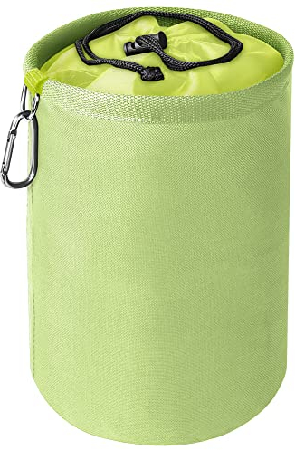 Vicloon Wäscheklammer Beutel Aufhängen, für bis zu 150-200 Wäscheklammern, Großer Wasserdicht Wäscheklammerbeutel mit Zugkordelverschluss für Indoor Outdoor Pegs Organizer Lagerung verwenden-Grün
