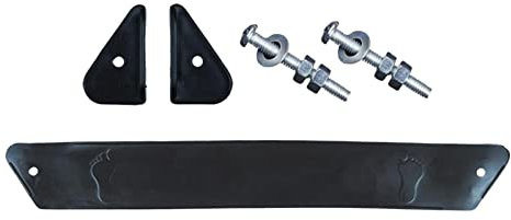 perfk Support de pied de repose-pieds de landau, remplacement d'accessoires ménagers, pédale de marchepied de poussette pour tout-petits bébés poussette, 37cm