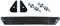 perfk Support de pied de repose-pieds de landau, remplacement d'accessoires ménagers, pédale de marchepied de poussette pour tout-petits bébés poussette, 37cm
