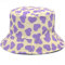 Yixda Unisex Fischerhüte Outdoor Faltbarer Bucket Hat Eimerhut Sonnenhut Strandhut (Liebe Lila)