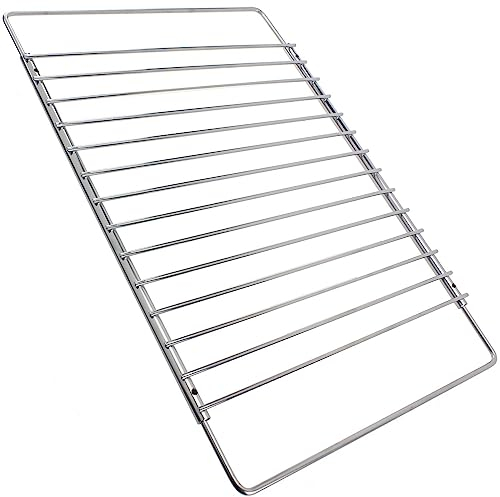 Rejilla para Horno 350-520 x 320 mm - con Bloqueo por Tornillo - Universal para Muchas Marcas - Garantía de 10 Años - MONTERAL
