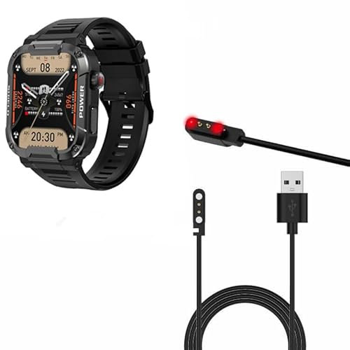 yiqungo USB-Kabel für Efolen MK66 Smartwatch, magnetisches Ersatzladegerät, kompatibel für Efolen MK66 Smart Watches