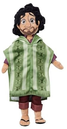 Disney Store Offizielle 38,1 cm große Bruno-Plüschpuppe – Encanto-Kollektion – detaillierte Darstellung des visionären Sehers – weich und knuddelig – ideal für Fans und Sammler