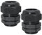 Bonsicoky 1 NPT Nylon Cable Glands, IP68 Waterproof Adjustable Cord Grip Cable Connector Strain Relief Wire Protectors for 18-25mm Cable Diameter, 2 Pcs, Black