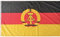 Pandiui23 Ostdeutschland Flagge 150cm x 90cm, Bunt, Wasserabweisend, Für Balkon & Indoor, Schwarz