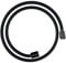 hansgrohe Designflex - universal Textil Duschschlauch 1,25 m, mit Verdrehschutz, flexibler Brauseschlauch mit Knickschutz, inkl. Dichtungsringe, Brushed Black Chrome
