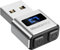 Meatanty Metall Tiny Mouse Jiggler - USB Mover Undetectable, Automatischer Shaker Mit Bildschirm, 3 Modi Bewegungsgerät, Wiggler Giggler Toggler Für Computer/PC/Laptop Aktiv, Silber