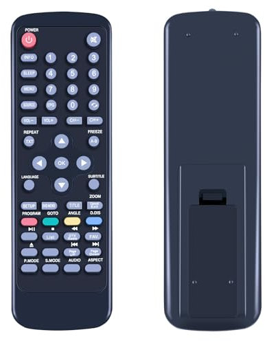 TCNOUMT Replacement Remote Control for Alba TV AELKDVD1988 AELKDVD2288 AMKDVD22PK AMKDVD19W AMKDVD19S AMKDVD19R AMKDVD22S AMKDVD19 AMKDVD22 Remote Controller