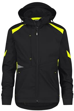 DASSY® Kalama DASSY® Kalama Softshell-jacke - Größe XS - SCHWARZ/NEONGELB