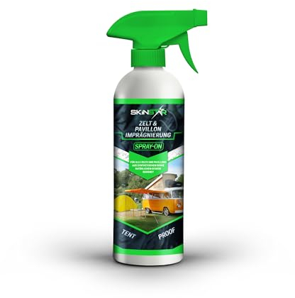 SkinStar Tenda & gazebo Spray impermeabilizzante 500 ml Tent Proof Spray impermeabilizzante