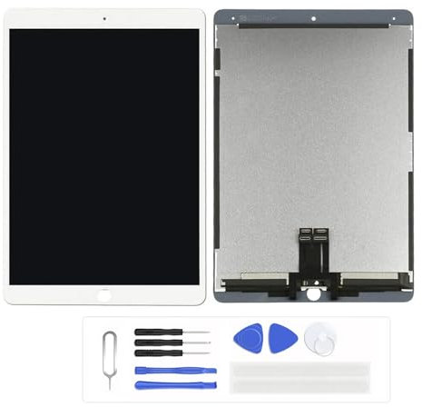 Generico Schermo LCD per iPad Air 3 10.5 2019 A2152 A2154 A2123 A2153 LCD Display Digitizer Vetro Touch Schermo Ricambio Assembly (Bianco)