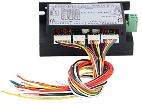Controlador de Motor Paso a Paso, Bipolar de 2 Fases y 4 Cables Stepper Motor Bipolar 2 en 1 Aislamiento Fotoeléctrico