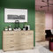 Lomadox Garderobenmöbel Set Flurmöbel Dielenmöbel Sideboard Garderobenschrank Eiche hell modern