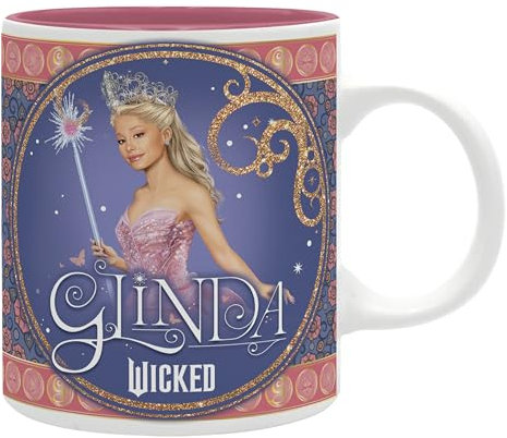 ABYSTYLE - Wicked Becher Glinda: Keramik, Tasse, 320 ml, Zuhause, Mehrfarbig