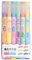 6 Stück/Box – Augenschutzfarbe Doppelkopf-Marker Stift für Schüler Markierung Farbmarker Stifte Box gestapelte Farb-Textmarker (6 Tuben, 12 Farben)