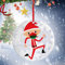 Weihnachtsdekoration, Geschenk, 1 Stück, Weihnachtsschmuck 2020, Weihnachtsmann, Masken-Souvenir, Baumschmuck für Weihnachtsdekoration, Hochzeit, Geburtstagsfeier