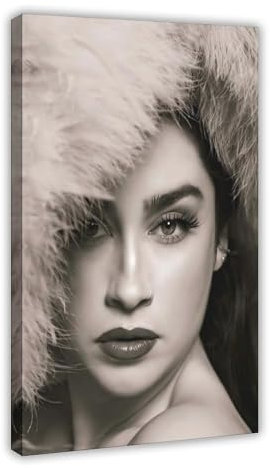 Exklusive Kunst, beliebte wunderschöne Sängerin Lauren Jauregui, ästhetisches Porträtposter, 17 Leinwand-Poster, Schlafzimmerdekoration, Landschaft, Büro, Raumdekoration, Geschenk, 60 x 90 cm