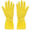WLTYSM Rubber Gloves 2 Pairs Reusable Household Gloves Waterproof Rubber Dishwashing Gloves Extra Thickness Long Sleeves For Kitchen Cleaning Working Bathroom and Kitchen Gloves(Extra Large)