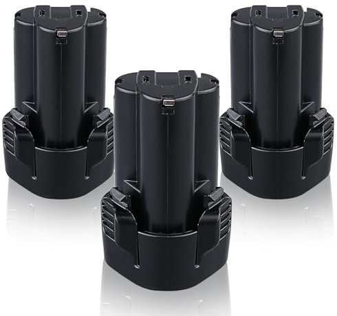 3-Pack High Output 10.8V BL1013 4.8Ah Li-ion Battery Replacement for Makita 10.8V Drill Tool Battery BL1013 BL1014 DF030D DF330D 194551-4 194550-6 195332-9