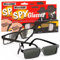 MIJOMA Spionagebrille mit Rückspiegel-Effekt – 2er-Set Agentenbrille mit Seitenspiegeln, Sonnenbrille für Geheimagenten & Detektive, Spy Glasses für Kinder & Erwachsene