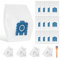 12 Sacchetti per Aspirapolvere Miele GN, per Aspirapolvere Classic C1, Complete C3/C2, S2 S4 S5 S6 S8 Series 3D Efficiency Sacchetto Polvere con 4 Filtro di Protezione Motore 4 Filtro di Scarico
