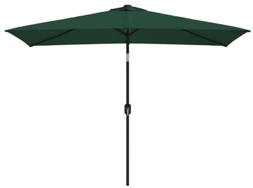 Fasba Sonnenschirm Ampelschirm Gartenschirm Marktschirm Strandschirm Schirm Sonnenschutz 200x300 cm Grün Rechteckig