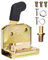 Loquet de serrure de porte de tracteur,ensemble de poignée de porte de tracteur | Loquet de porte robuste | Pièces de rechange de serrure de porte de tracteur, poignées de porte de sécurité, quincail