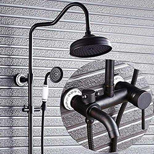 Colonna Doccia in Ottone Blass Doccia Doccia Mixer di Doccia in Rame Antico Completo