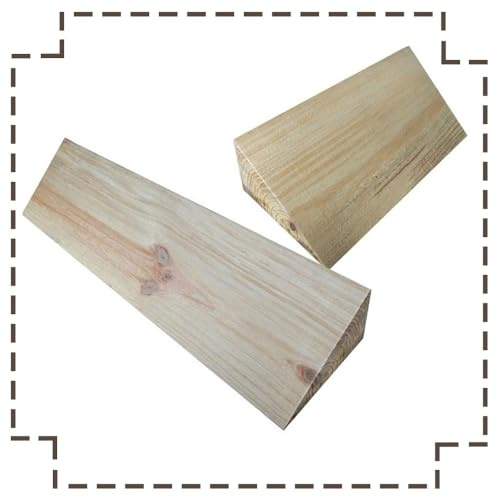 Türschwellenrampe, Bordsteinrampe aus Holz, tragbare Schwellenrampe, rutschfeste Rollstuhlrampe, für Kehrroboter/Roller/Fahrrad/Türöffnungen/Stufen, 6 cm hohe Bordsteinrampe