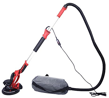 YQVEOT Levigatrice per Muro, Smantellamento Rettificatrice for pareti a palo Lungo autoadescante a Doppio Uso Levigatrice for Stucco a Stelo Lungo Levigatrice elettrica