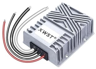 Silbernes Gehäuse, DC-DC-Abwärtswandler 36 V auf 24, 30 A, 40 A, Spannungsregler 30–60, Abwärtswandler, Wechselrichter(40A 101Silver ACC)