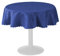 JEMIDI Tischdecke Ornamente Seidenglanz Edel Tisch Decke Tafeldecke 31 Größen und 7 Farben Dunkelblau Rund 135cm