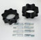 Spurverbreiterungen Quad ATV 156mm - 144mm Lochkreis vorne schwarz