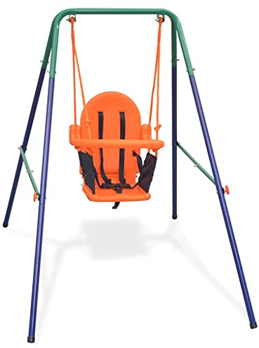 vidaXL Kinderschaukel mit Sicherheitsgeschirr Babyschaukel Schaukelsitz Kinder