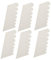 VOBOR Silk Nail Wrap Adhesive silk nail cover Nail Wrapping Silk for Nail Protection Adhesive silk nail cover for Nail Art 6Pcs