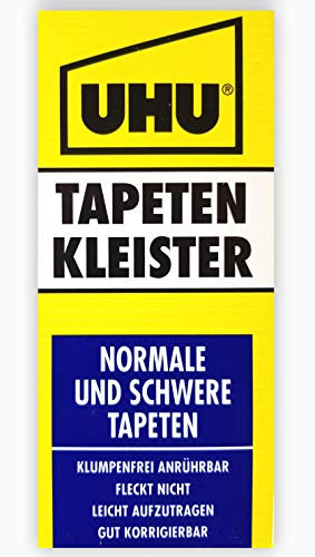 UHU Colle à papier peint normale forte 125 g (transparente suffisante pour env. 30-50 m²).