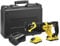 Stanley FatMax 18V Akku-Säbelsäge SFMCS300D2K (2.0 Ah, variable Hubzahl, werkzeugloser Sägeblattwechsel, beweglicher Sägeschuh, inkl. 2x Akkus, Ladegerät, Holzsägeblatt, Koffer)