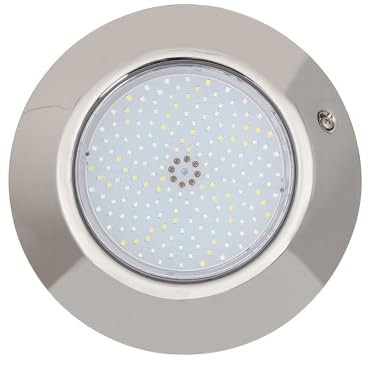 LEDKIA Foco Piscina Superficie LED RGBW Sumergible 12V DC IP68 Acero Inoxid