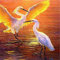 Yingxin34 Puzzle 1000 pièces Pour adultes et Adolescents - Puzzle grue Blanche Dans l'eau Avec affiche Pleine Taille - Amusant et Stimulant - Fabriqué en Carton recyclé 38x26cm (14,96x10,24 pouces)