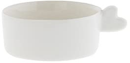 Kerzenhalter Heart Keramik Weiss Teelichthalter BC Candleholder Wohnaccessoires Tischdekoration